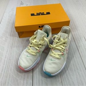 New Nike Lebron Witness 6 Shoes "Easter" Coconut Milk CZ4052-103 Men's Size 8